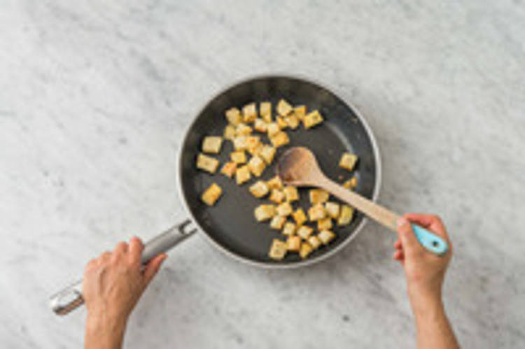 Préparer les croûtons