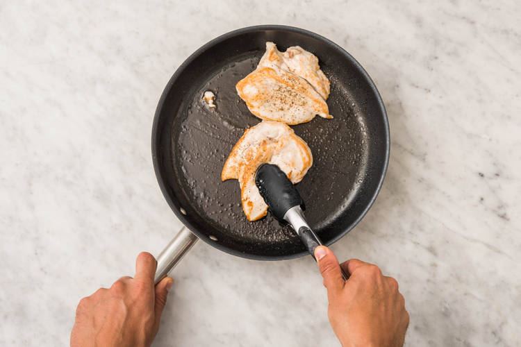 Cook the chicken