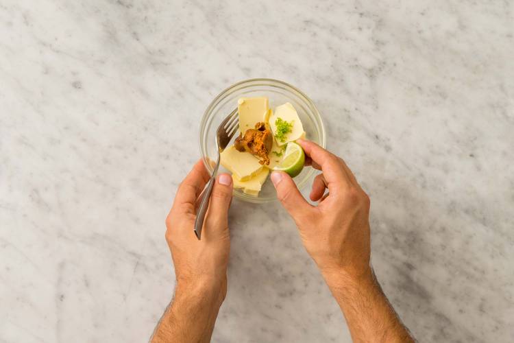 Make the Miso Lime Butter