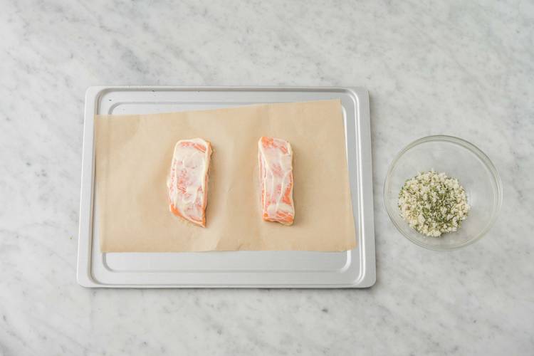 Prep the Salmon