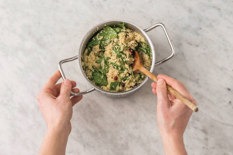 Finish the couscous