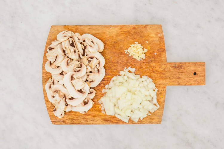 Couper les champignons