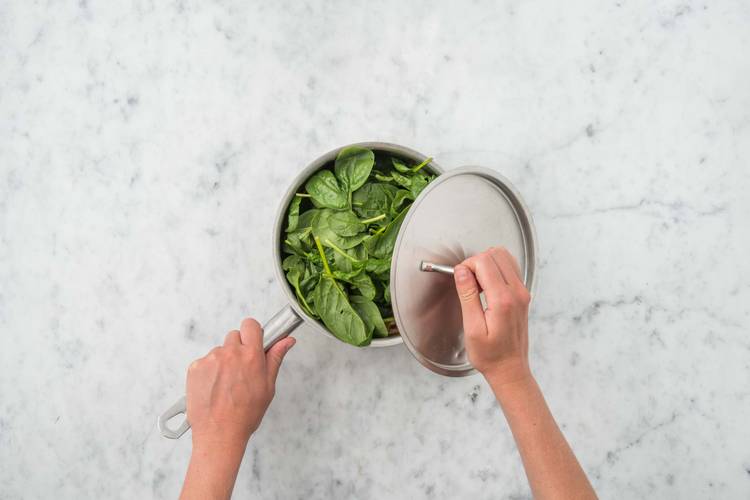 Cook the Spinach