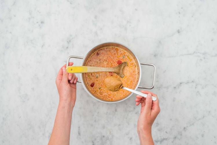 Season the Laksa