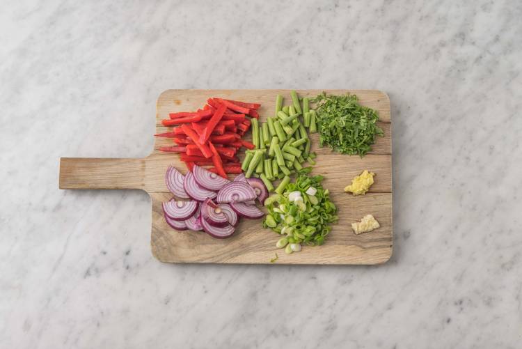 Prep the veggies