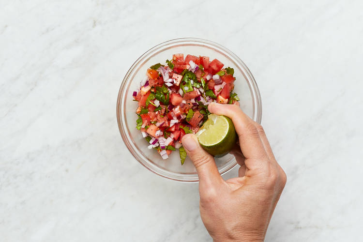 Make Pico de Gallo & Crema