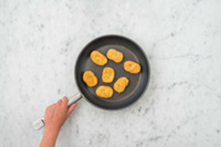 Cuire les nuggets de légumes