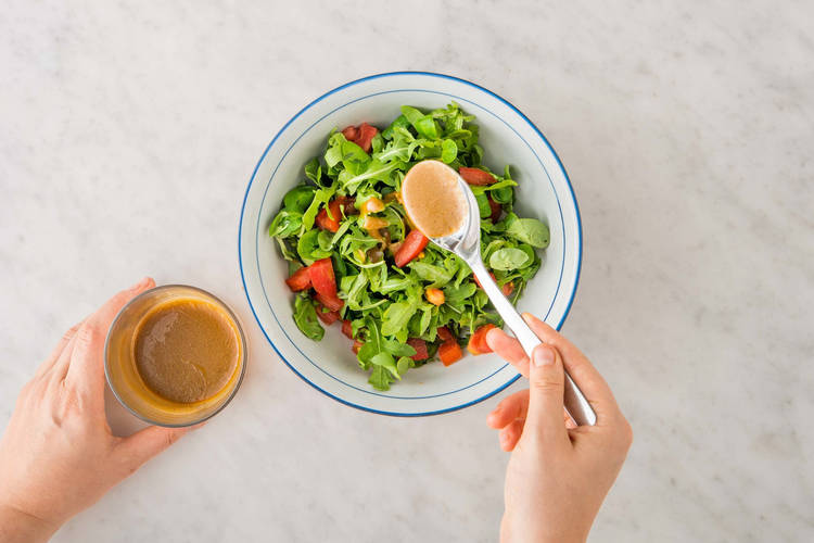 Préparer la salade
