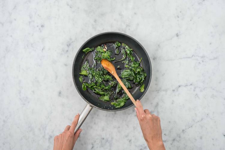 Cook the Spinach