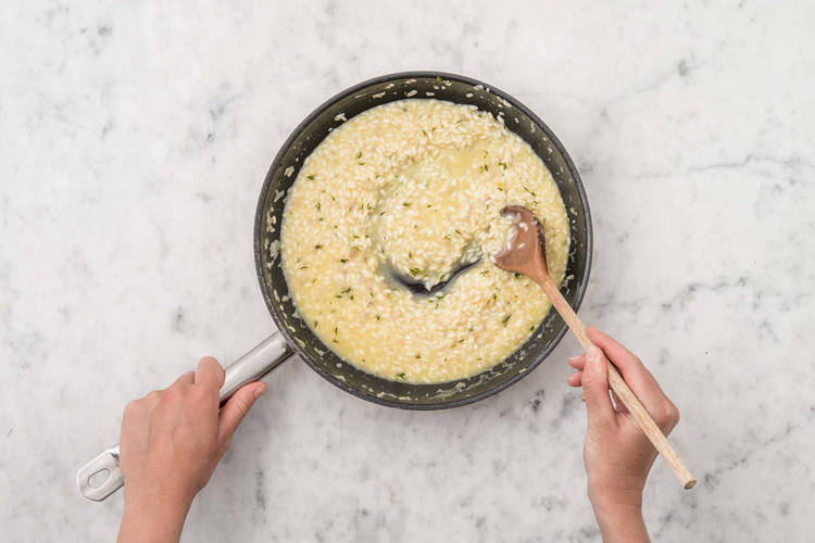 Cuire le risotto