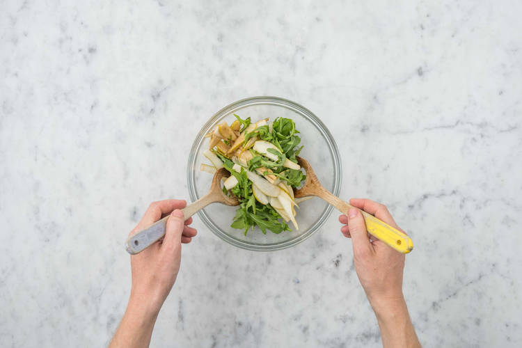 Förbered sallad