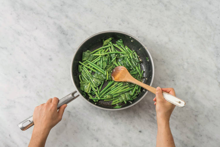 cook lemon butter greens
