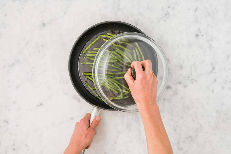 Cuire les haricots verts