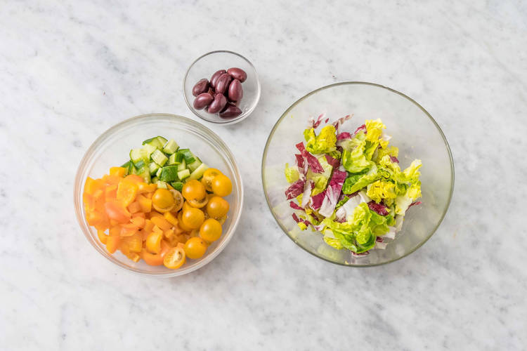 Mélanger la salade