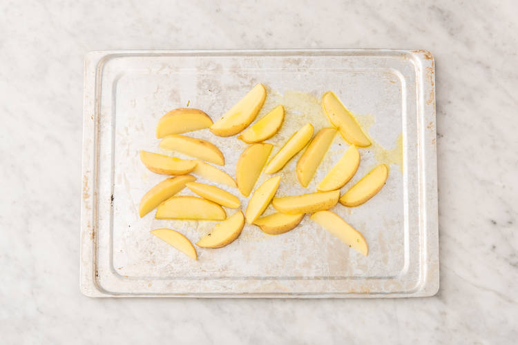 Bake the wedges