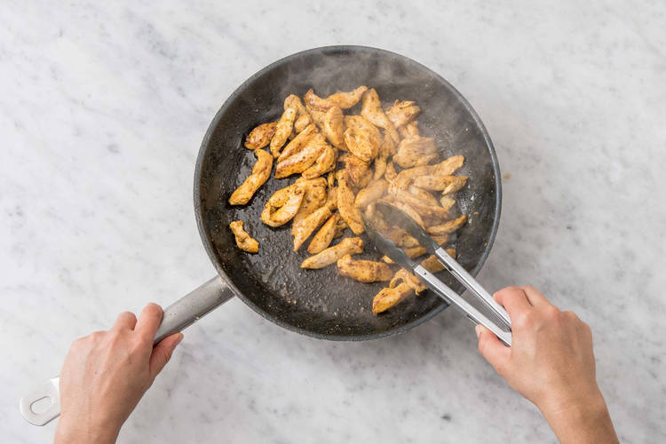 Cuire le poulet