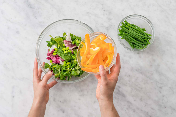 Salade maken