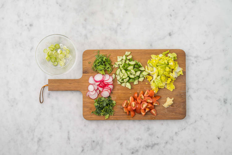 Forbered grøntsager