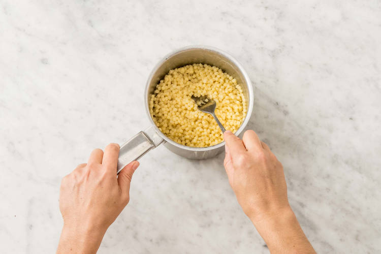 Cuire le couscous perlé