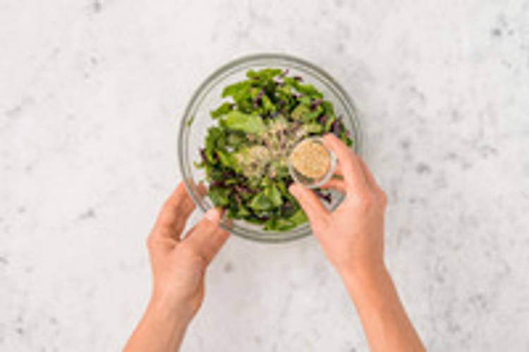 Salade maken