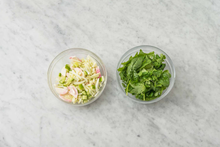 Salade maken
