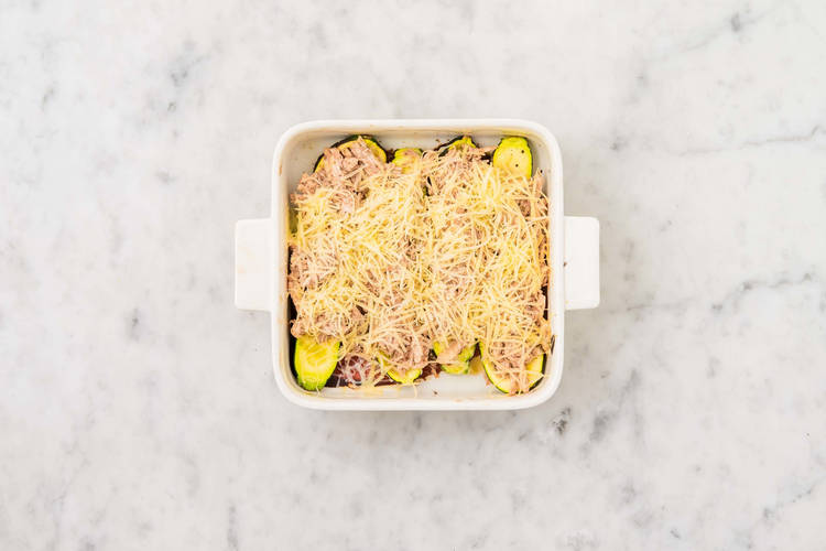 Farcir et griller les courgettes