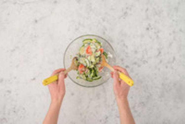 Préparer la salade