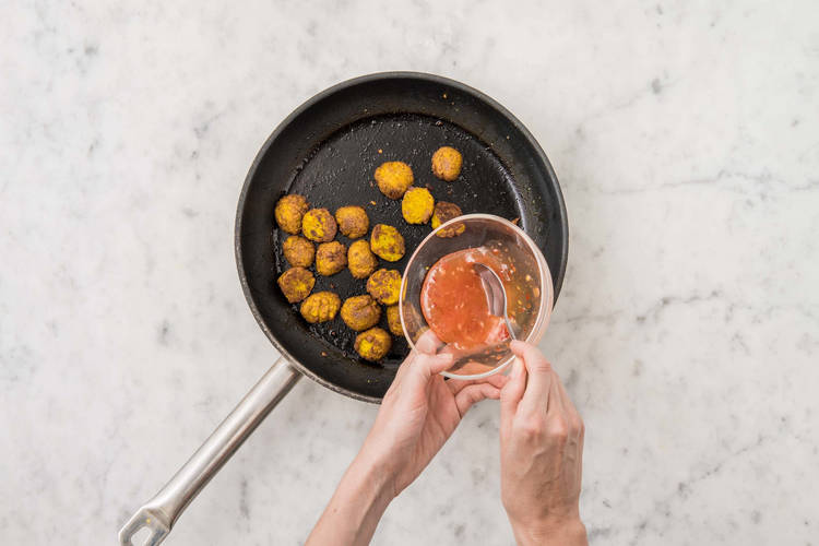 Cuire les bouchées aux légumes