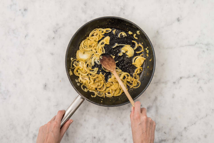 Cuire les condiments