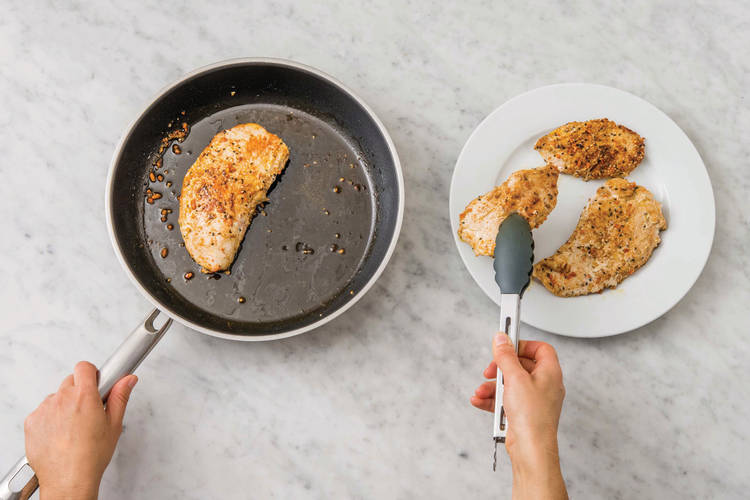 Cook the chicken