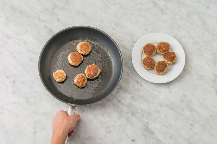 Cook the rissoles