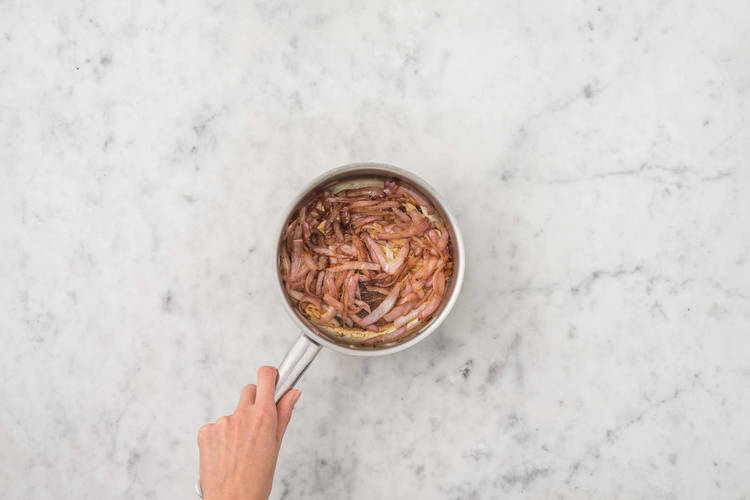 Caramelize onions