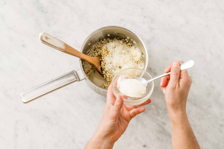 Risotto afmaken