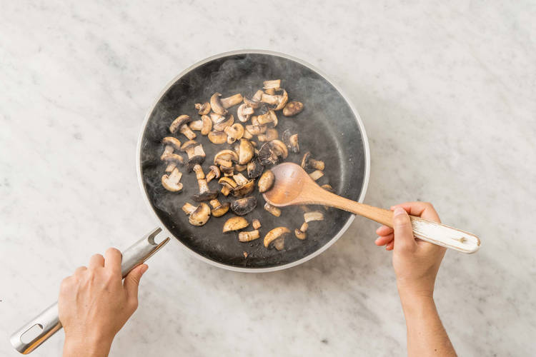 Champignons bakken