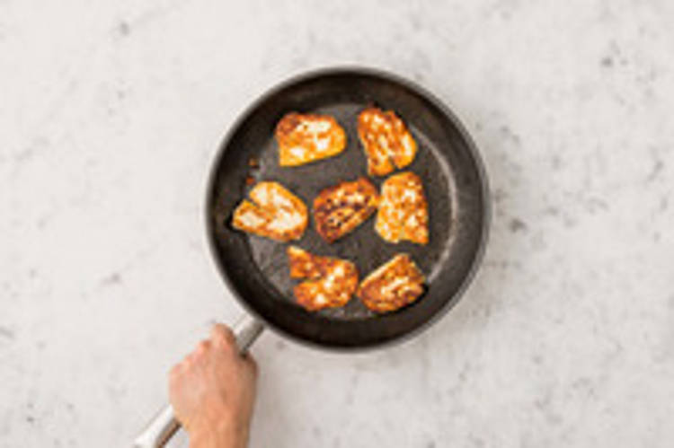 Halloumi bakken