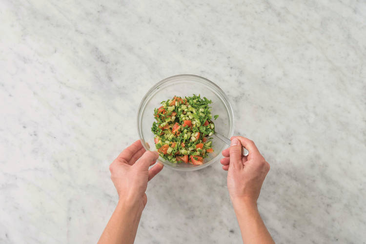 Make the tomato salsa