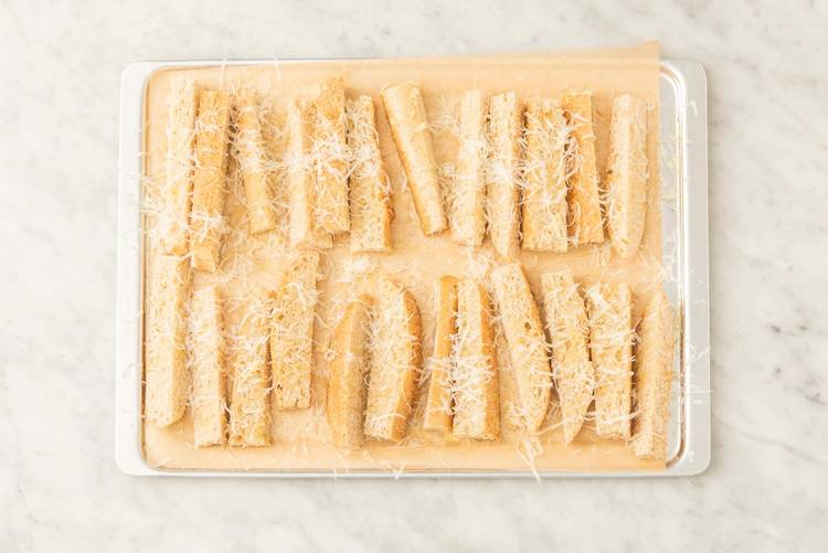 Préparer les gressins au fromage