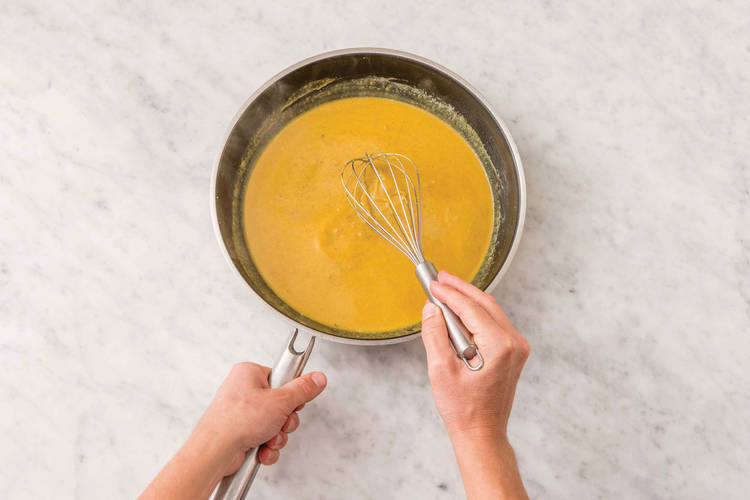 Make the coconut sauce