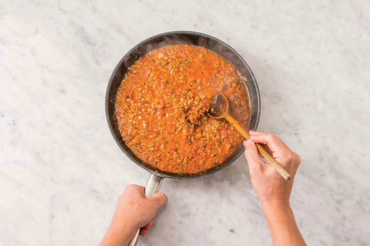 Finish the ragu