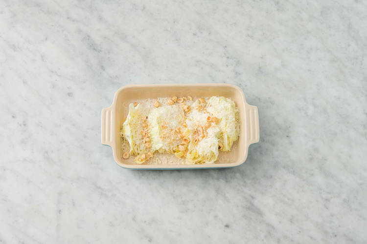 Gratinera spetskål