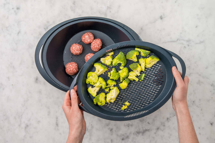 Bällchen vorbereiten