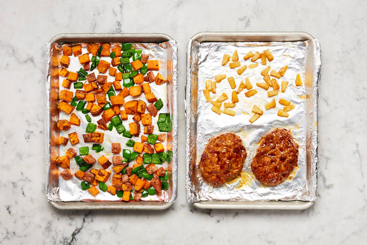 Roast Meatloaves and Veggies