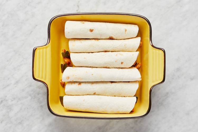 Assemble Enchiladas