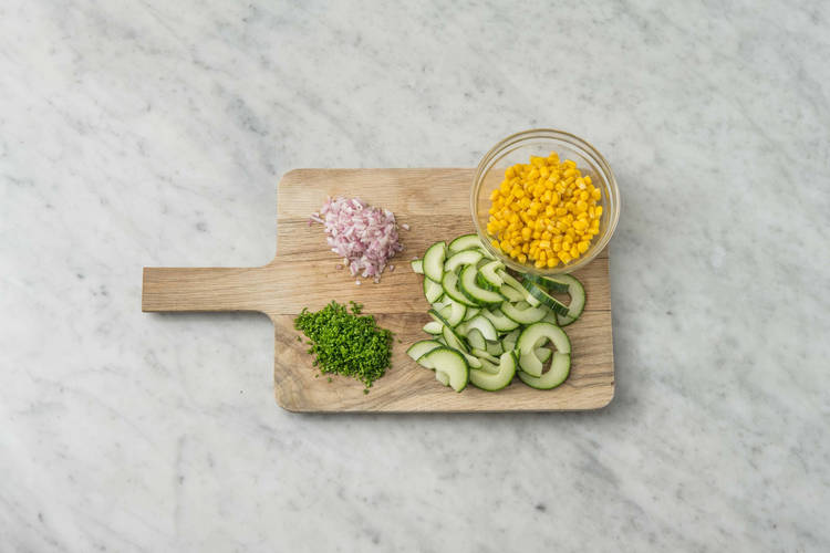 Préparer la salade