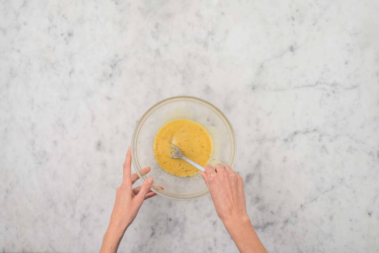 Préparer la vinaigrette