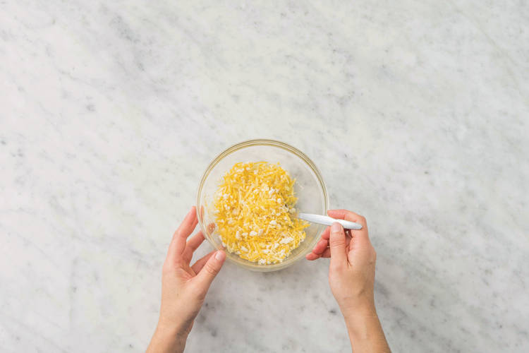 Make the Cheddar topping
