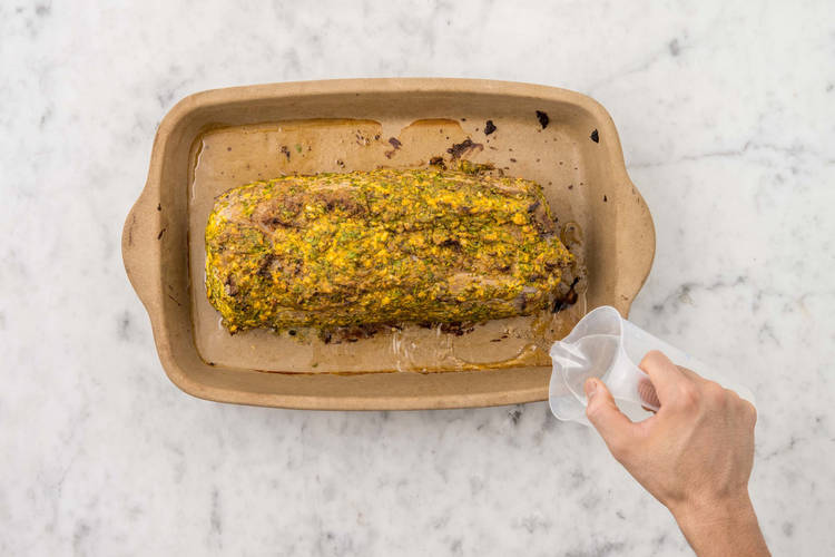 Continue roasting beef