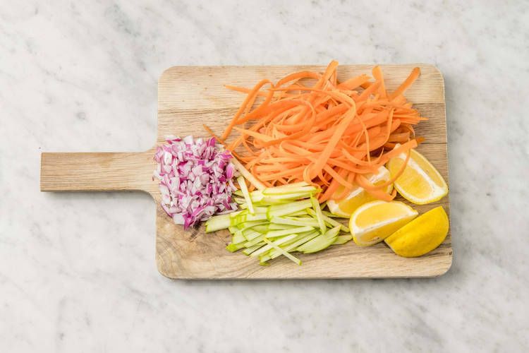 Préparer la salade