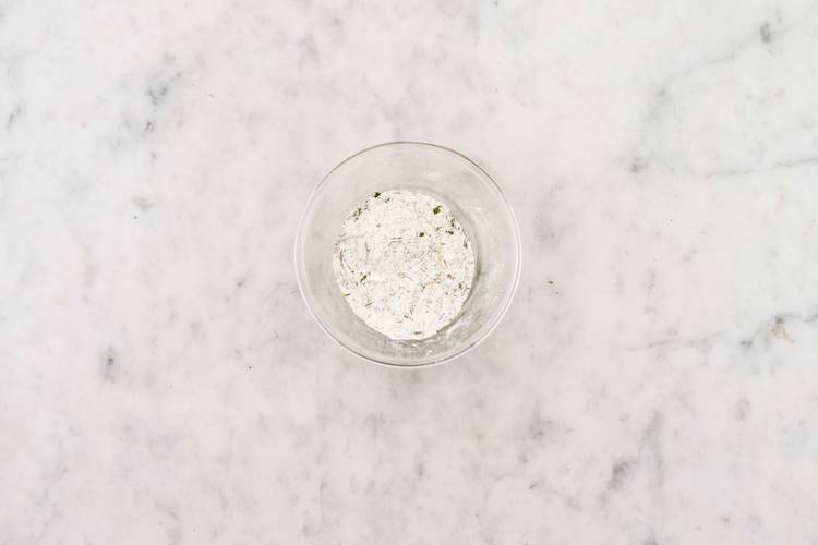 Mix the rosemary