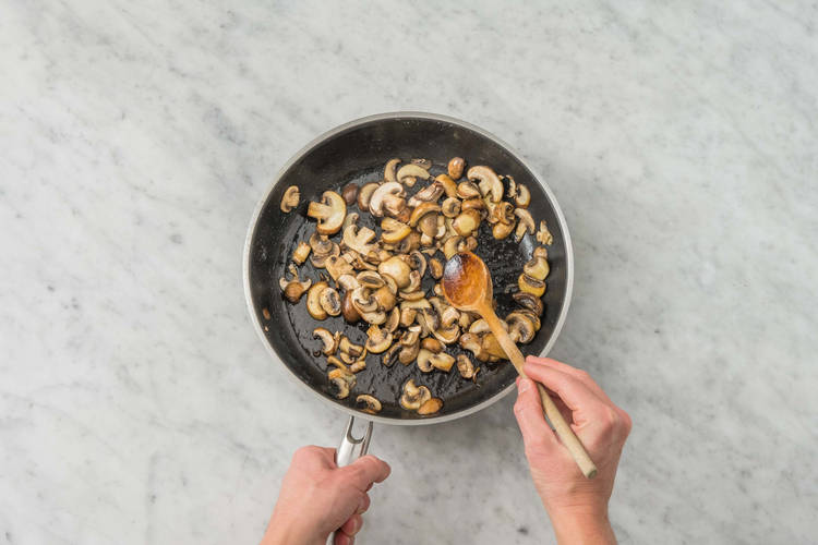 Cuire les champignons